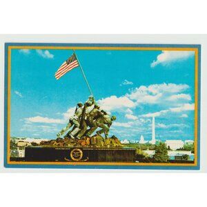 Vintage United States Marine Corps War Memorial-IWO Jima Statue Washington